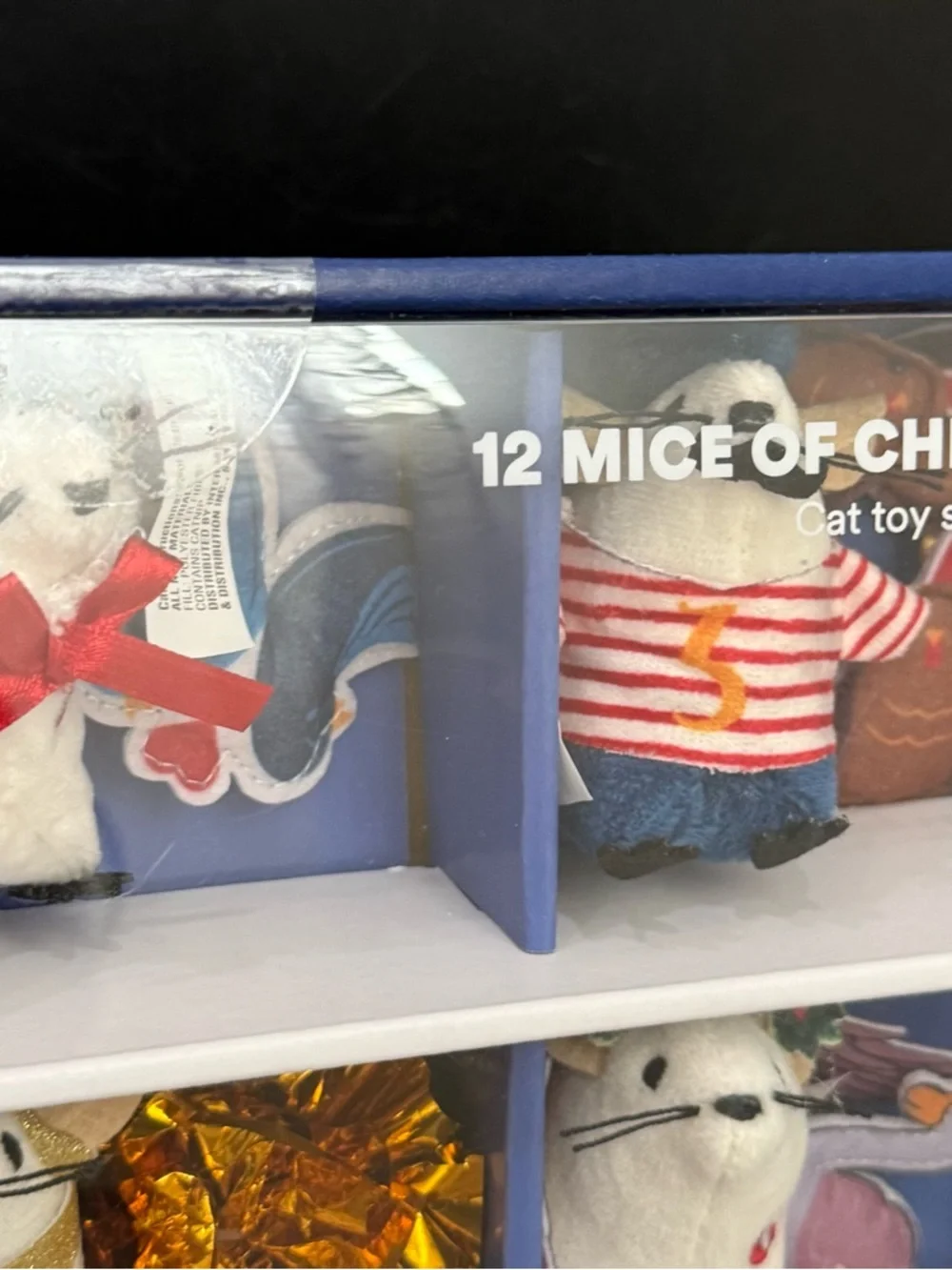 PETCO Merry Makings 12 Mice of Christmas Cats Toy Set w/ Catnip NEW